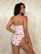 Beugel Bikini Set with Cherry Print
