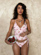Beugel Bikini Set with Cherry Print