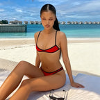 Color Block Bikini for Stylish Summer Vibes