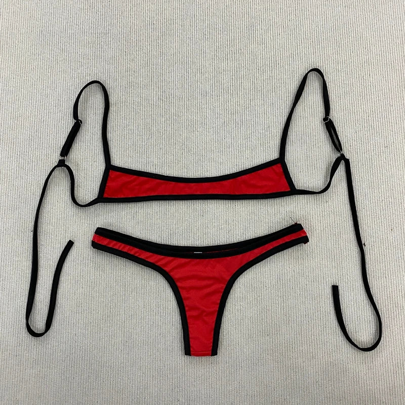 Color Block Bikini for Stylish Summer Vibes