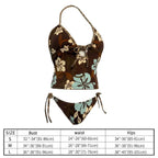 Floral Bikini for the Beach - Trendy Swimwear