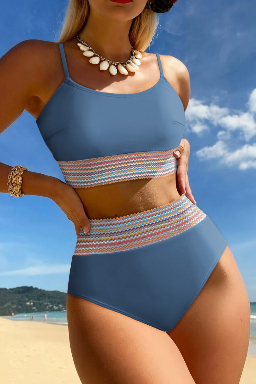 Bikini with High Waist for Stylish Comfort
