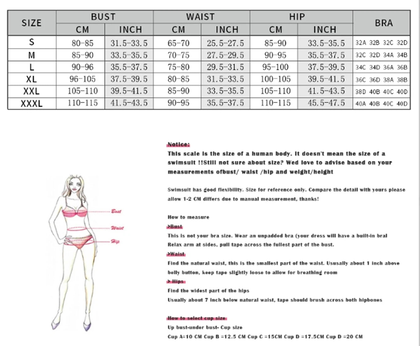 LuckeLadybug LLC High Waist Bikini with High Waist for Flattering Fit and Comfort