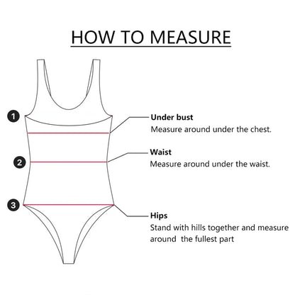How to measure for a black mesh beach cover up dress with under bust, waist, and hips guidelines