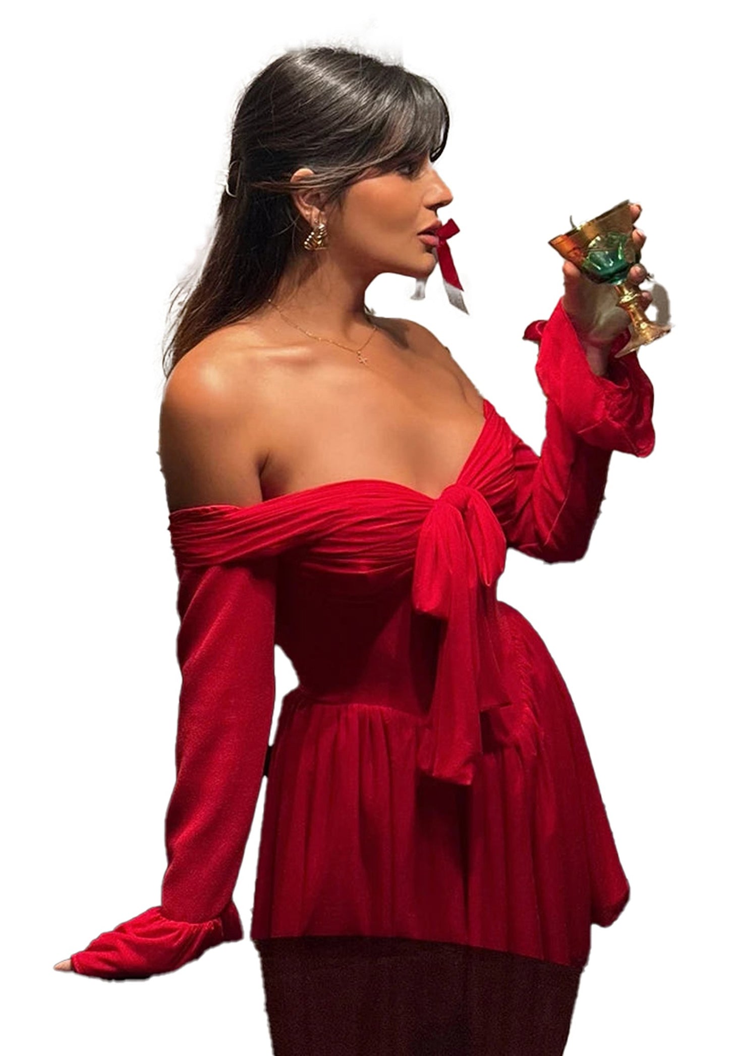 Elegant black strapless mini dress for women with a flattering fit and flare silhouette