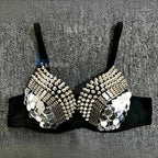 Blackpink Stage Outfit Spiked Bra Top