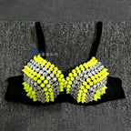 Blackpink Stage Outfit Spiked Bra Top