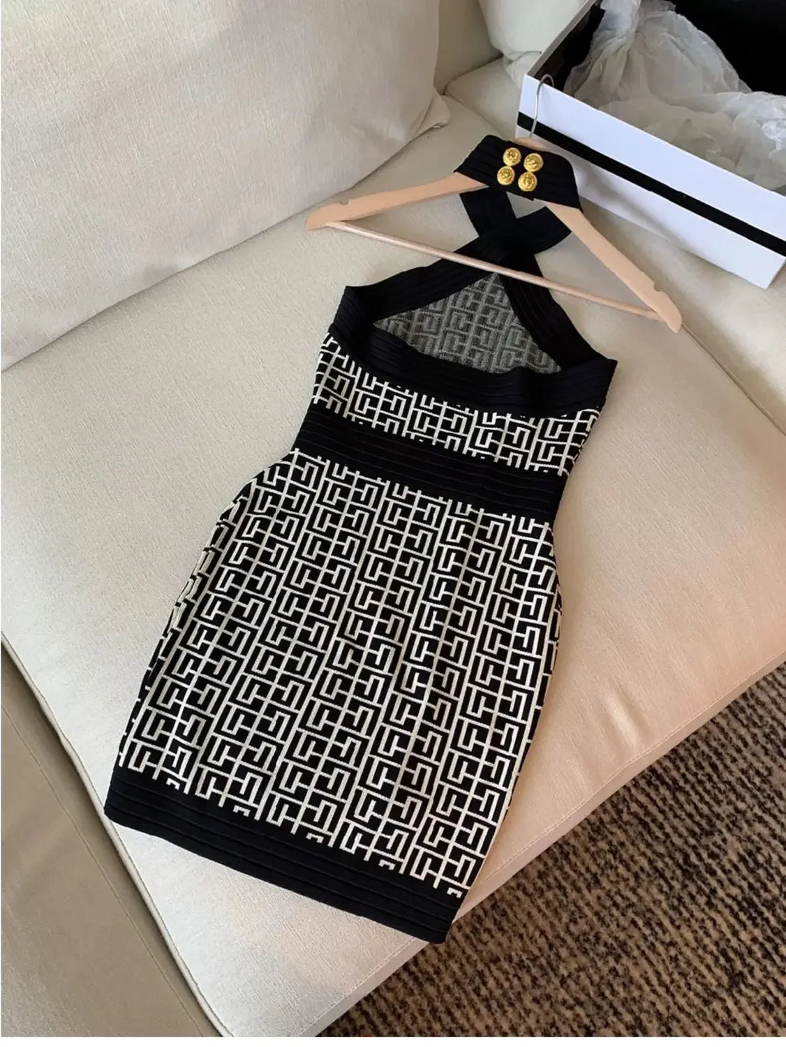 Stylish Halter and Bodycon Dress
