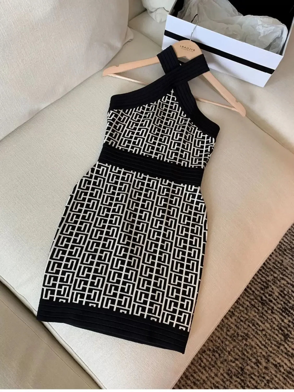 Stylish Halter and Bodycon Dress