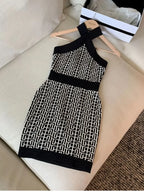 Stylish Halter and Bodycon Dress