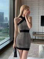 Stylish Halter and Bodycon Dress