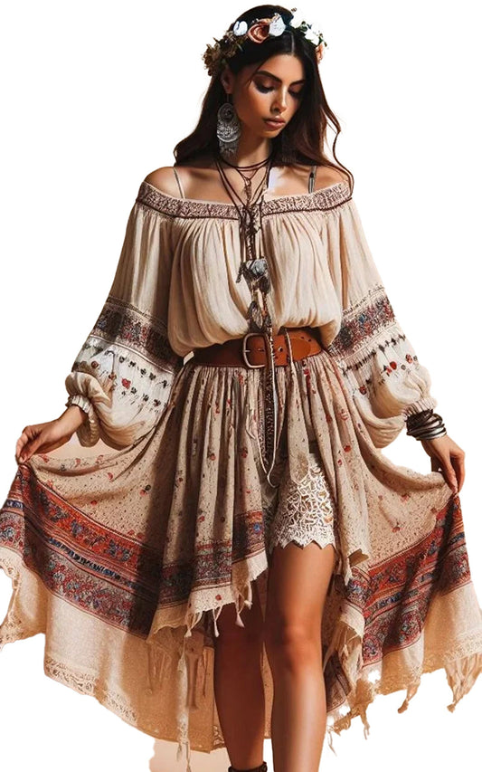 Bohemian Gypsy Blouse For Women