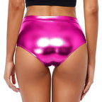 High-Waisted Shiny Booty Shorts