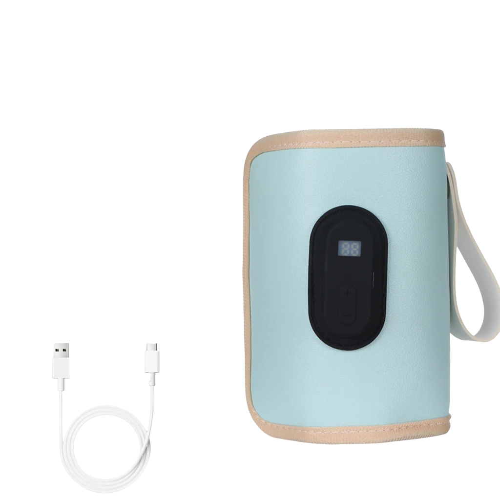 LuckeLadybug Cleaning Kit with burp cloth and a USB charging cable for convenient use