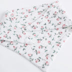 LuckeLadybug LLC floral burp cloths cotton designed for easy clean-up during feeding