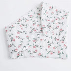 LuckeLadybug LLC Burp Cloths Cotton with Floral Print for Baby Care and Spill Protection