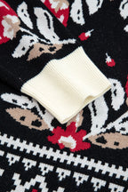 Dear-Lover Beige Floral Knit Cardigan For Chic Style