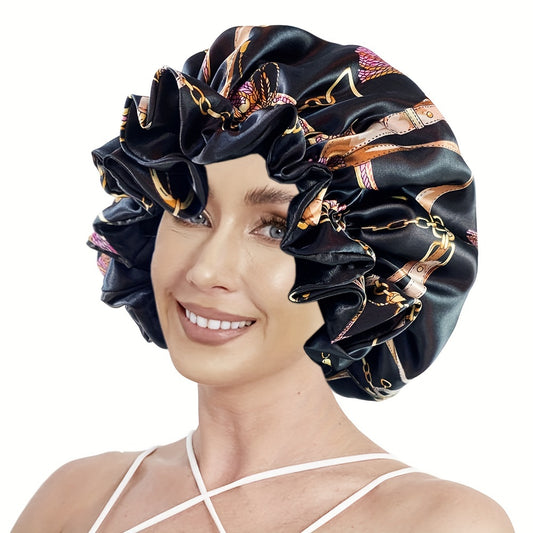 Double Layer Satin Bonnet For Women