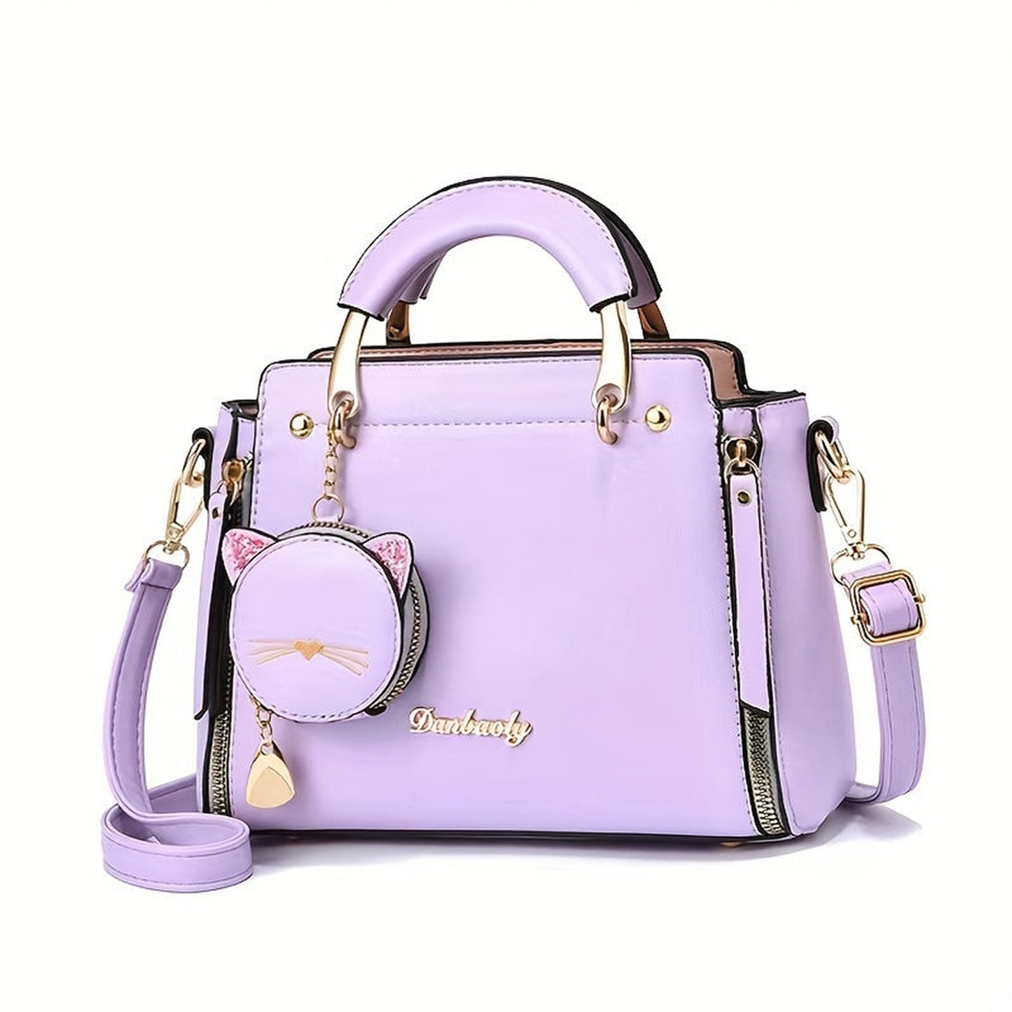 Cat Design Crossbody Bag For Women