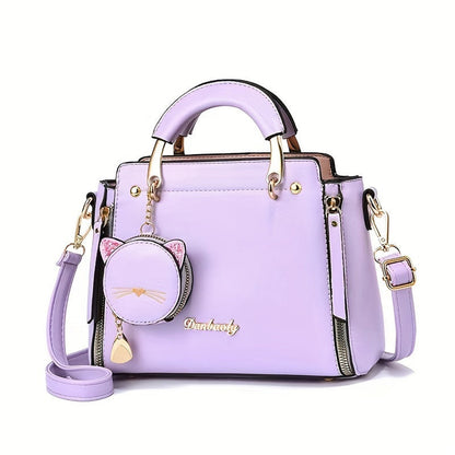 Cat Design Crossbody Bag For Women