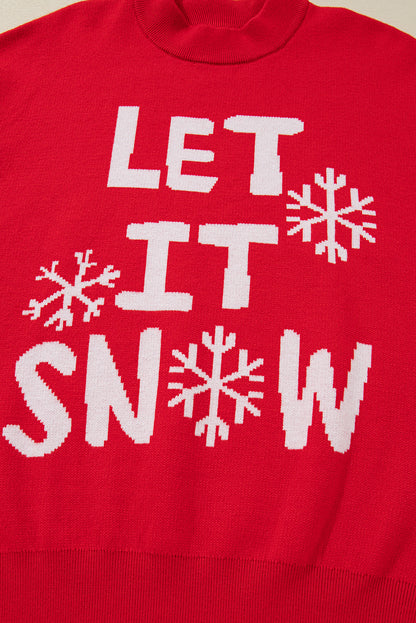 Let It Snow Christmas Sweater For Festive Style