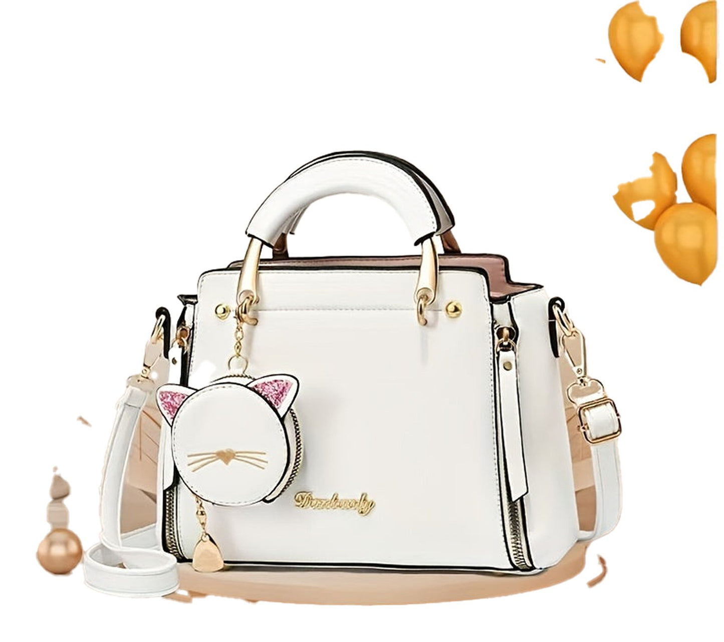 Cat Design Crossbody Bag For Women
