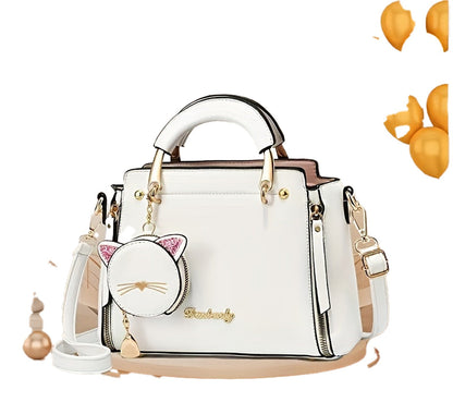 Cat Design Crossbody Bag For Women
