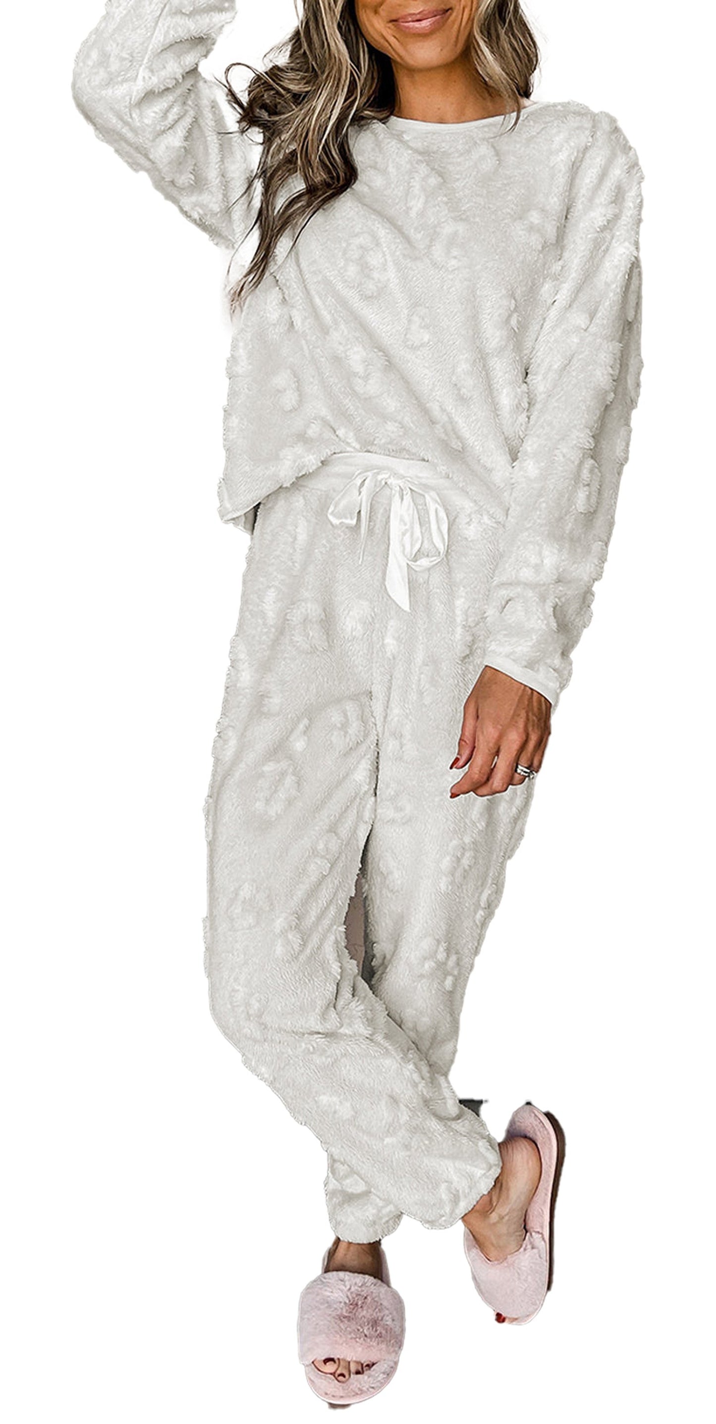 Light Grey Leopard Lounge Set For Comfort