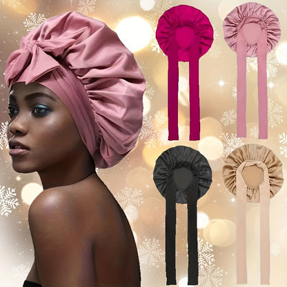 Adjustable Satin Bonnet For Women