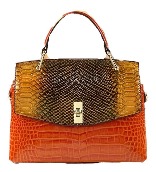Luxury Womens Crocodile Pattern Bag