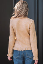 Cardigan Cardigan with Ruffle Details