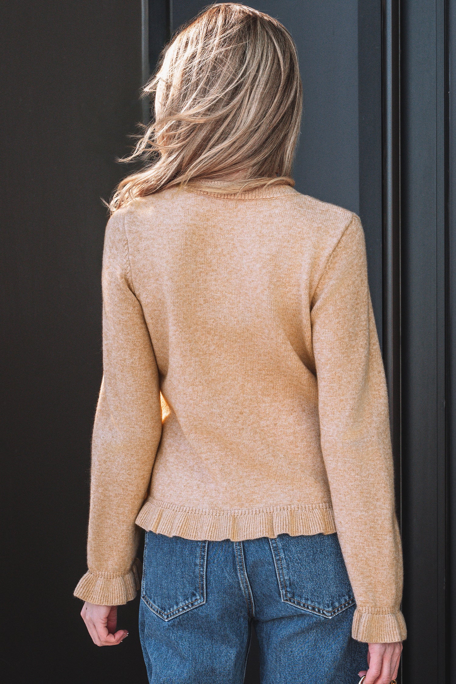 Cardigan Cardigan with Ruffle Details
