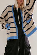 Striped Cardigan Cardigan for Effortless Style