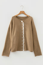 Cardigan Cardigan with Lace Detailing