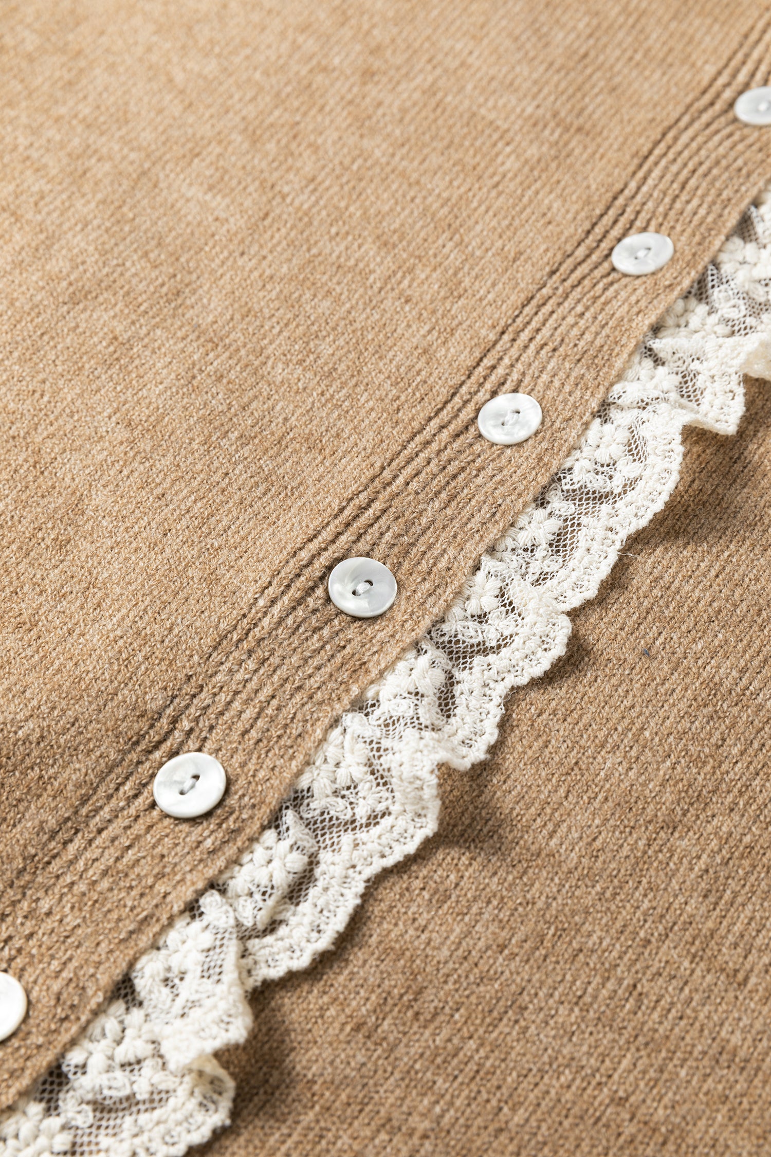 Cardigan Cardigan with Lace Detailing