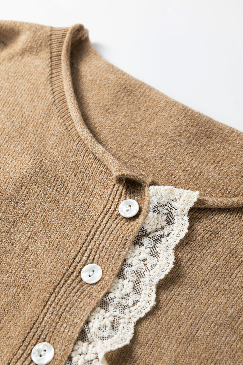 Cardigan Cardigan with Lace Detailing