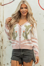 Cardigan Cardigan with Cactus Design