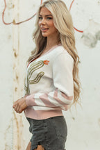 Cardigan Cardigan with Cactus Design