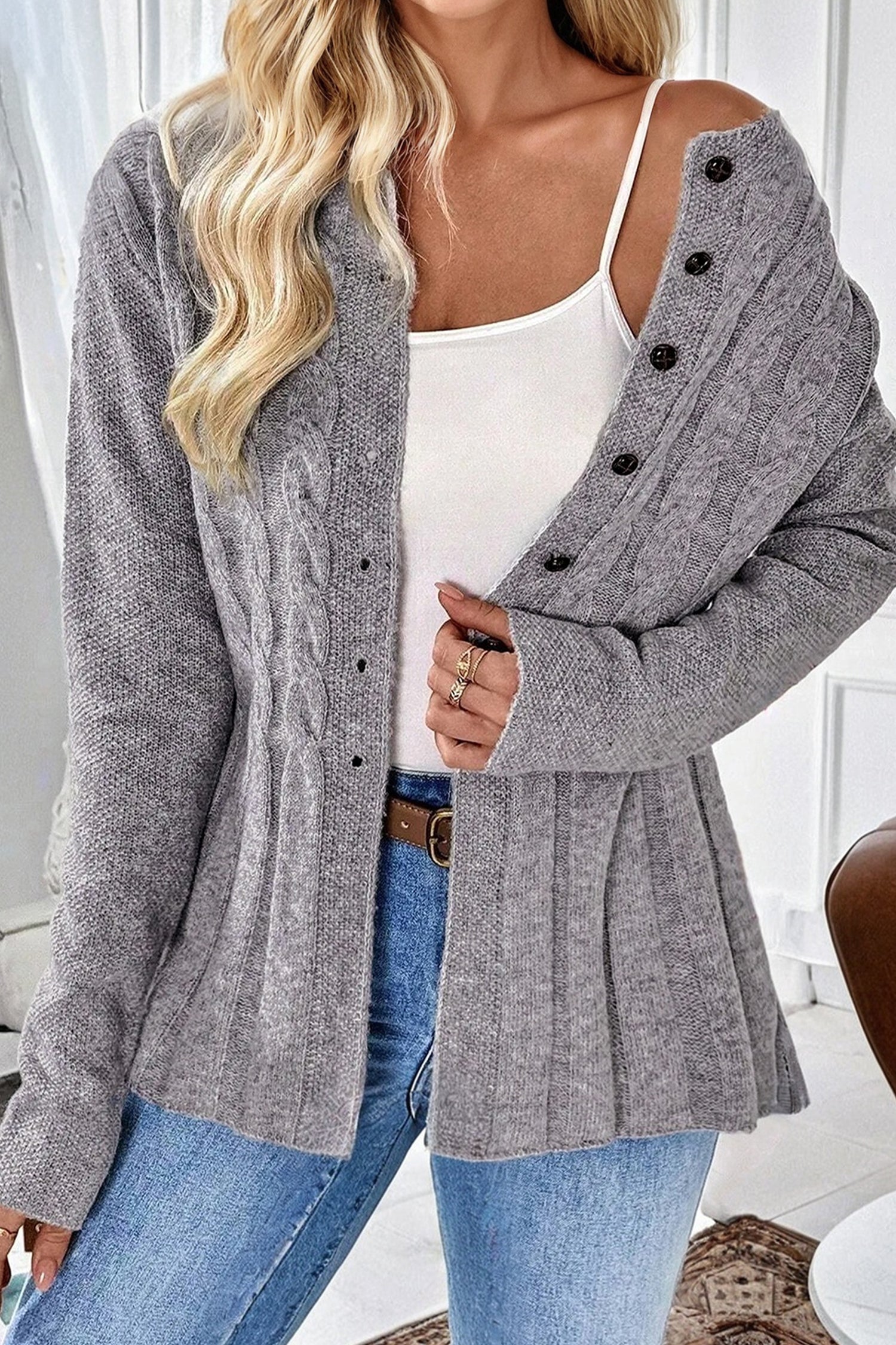 Cozy Grey Cardigan Cardigan for Style