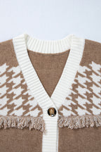 Color Block Cardigan - Trendy & Chic Style