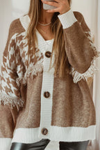 Color Block Cardigan - Trendy & Chic Style