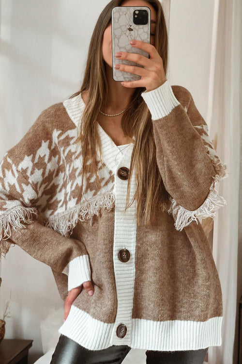 Color Block Cardigan - Trendy & Chic Style