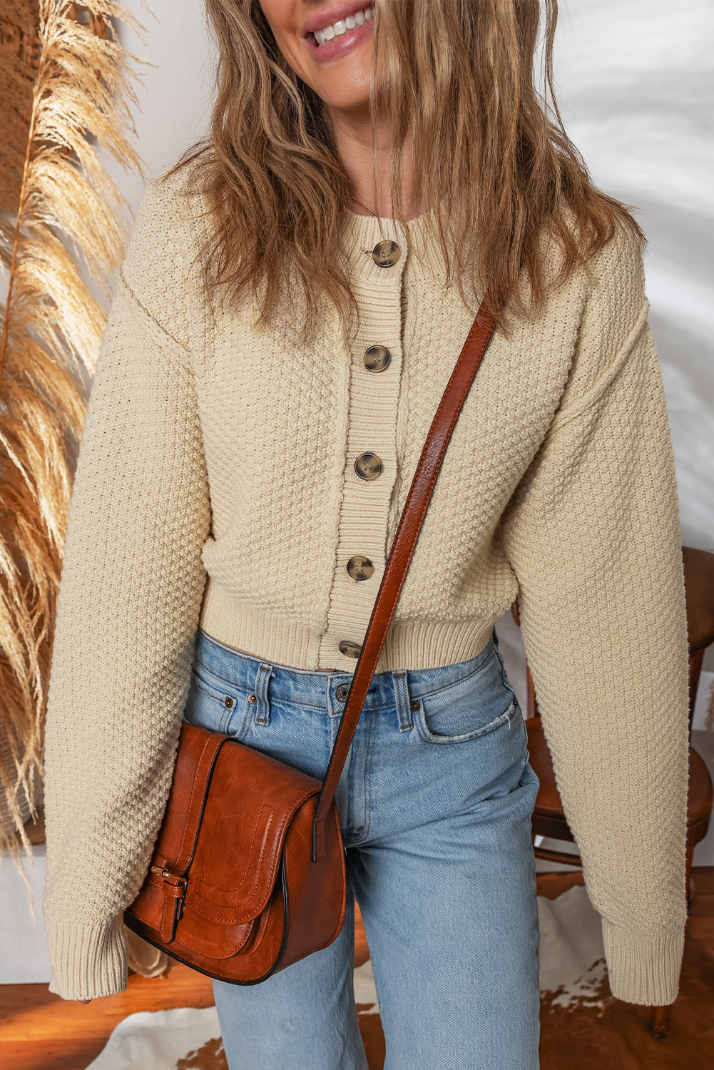 Cropped Cardigan for Effortless Style