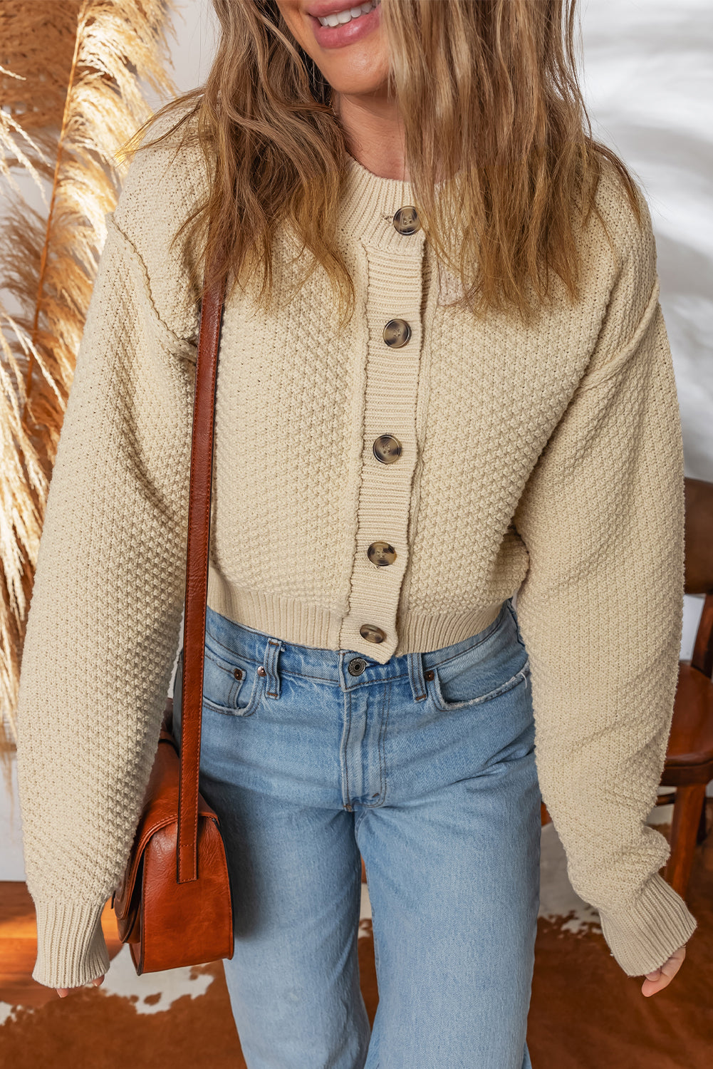 Cropped Cardigan for Effortless Style