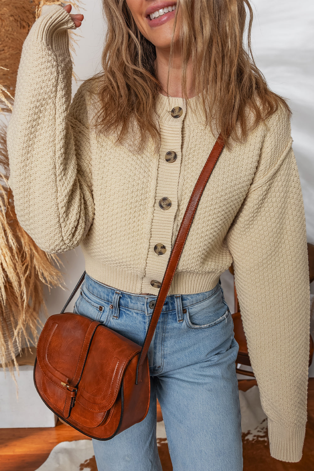 Cropped Cardigan for Effortless Style