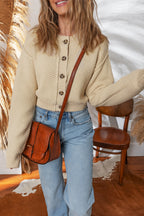 Cropped Cardigan for Effortless Style