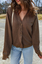 V Neck Cardigan Sweater for Effortless Style