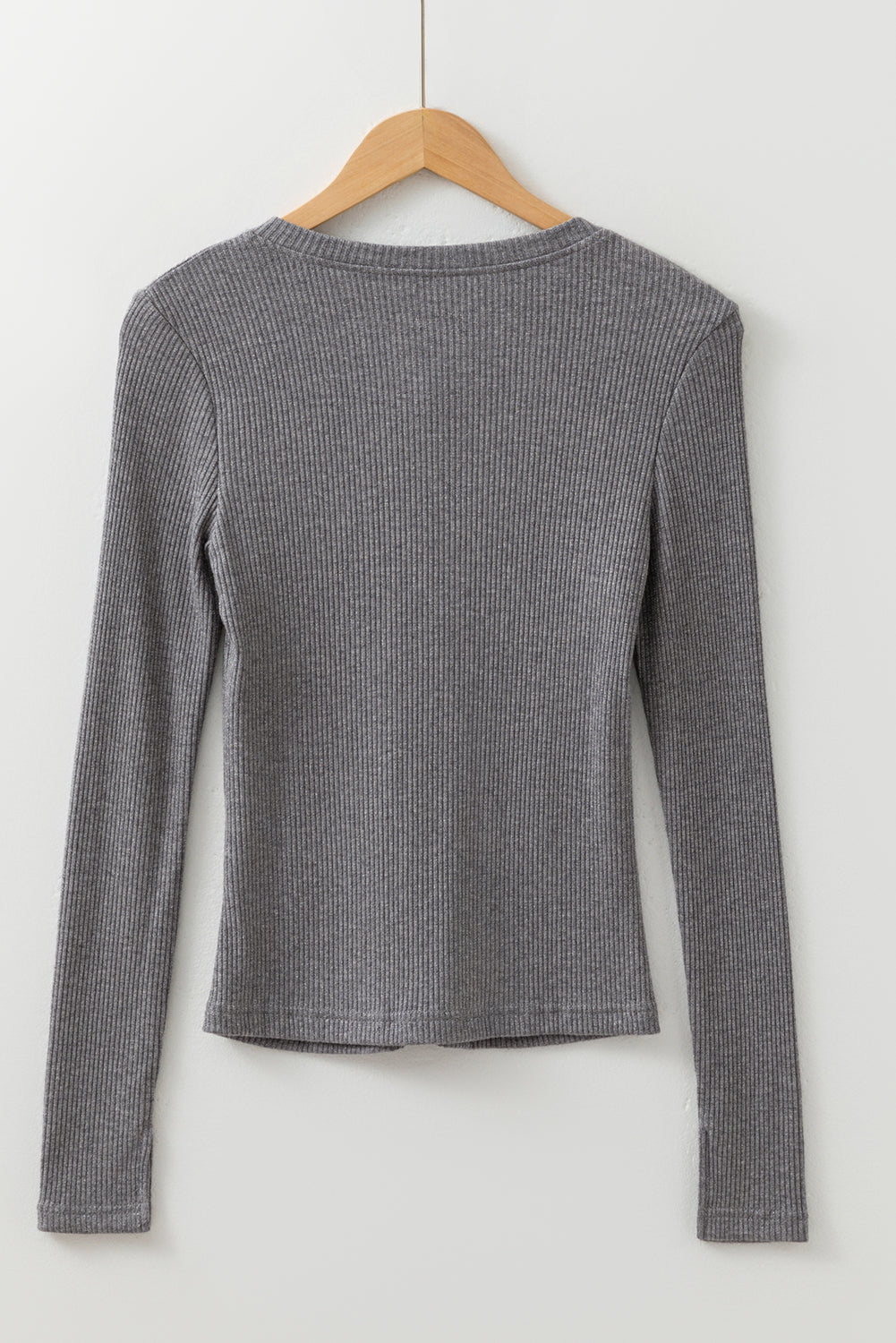 Ribbed Knit Slim Cardigan Trendy Layering