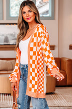 Checkered Cardigan for Effortless Style