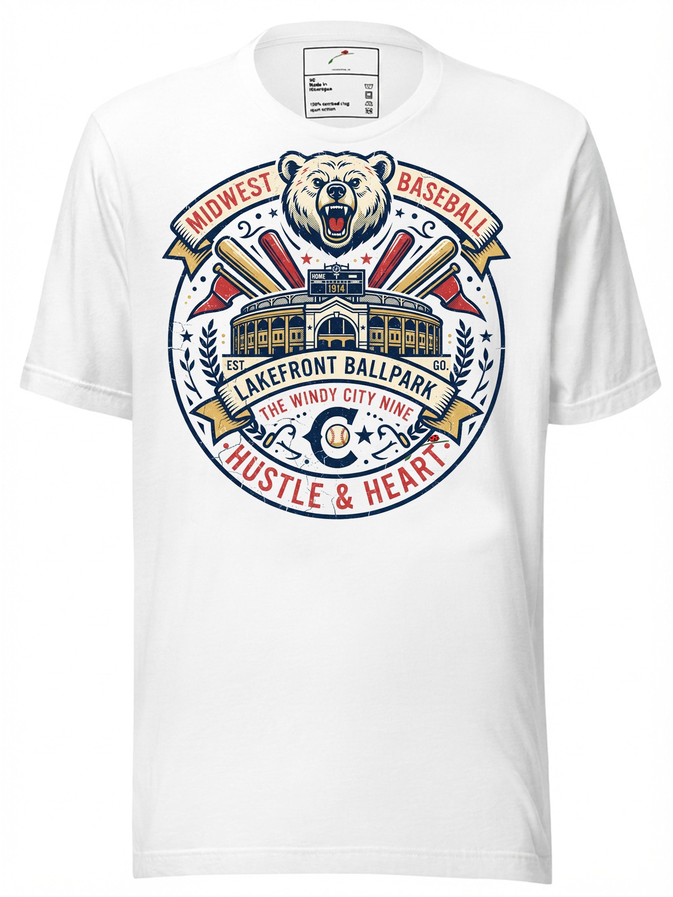 LuckeLadybug LLC Chicago Sox Baseball T-Shirt with Bold Graphic Design and Comfortable Fit